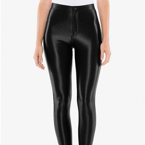 American Apparel black disco pants
